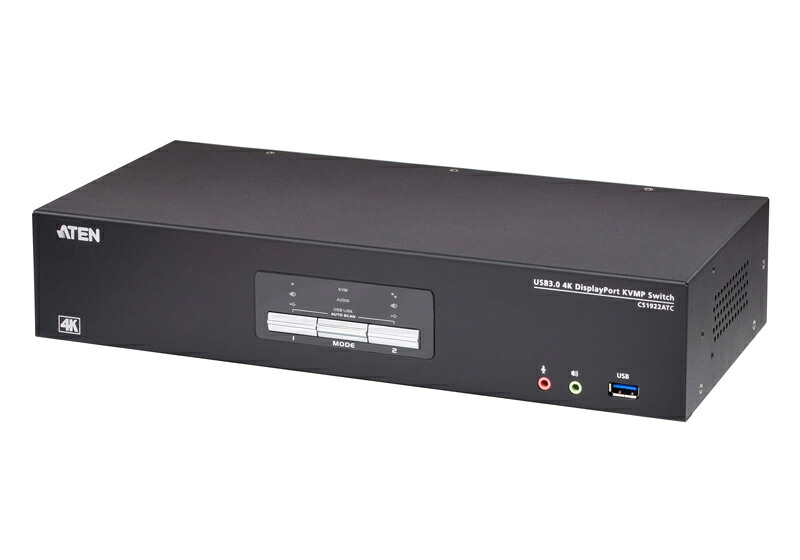 【貨物輸送無料】ATEN CS1922ATC 2界面 USB3.0 4K DisplayPort シームレスKVMP取り替えっこ【店卸し資産準拠集団:お取り寄せ】
