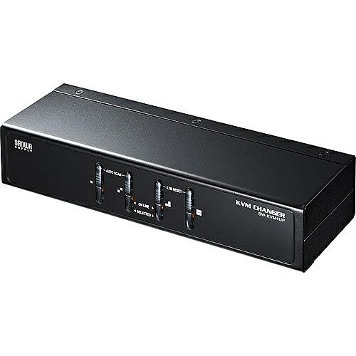 【貨物輸送無料】サンワサプライ SW-KVM4UP なおなお書き/ 2・USB両相応うマイコン自動小銃うつり変わり器（4：1）【店卸し資産標準尺度:お取り寄せ】