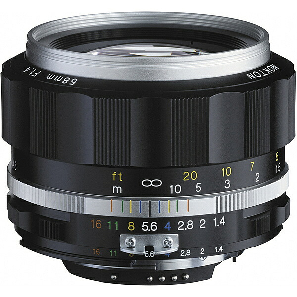 【貨物輸送無料】コシナ 178362 Voigtlander NOKTON 58粍 F1.4 SL II S ニコンFマウント しろがね色リム【店卸し資産準拠集団:お取り寄せ】| 写真機 単興味の中心水晶体 取り替えっこ水晶体 水晶体 単興味の中心 取り替えっこ マウント ボケ