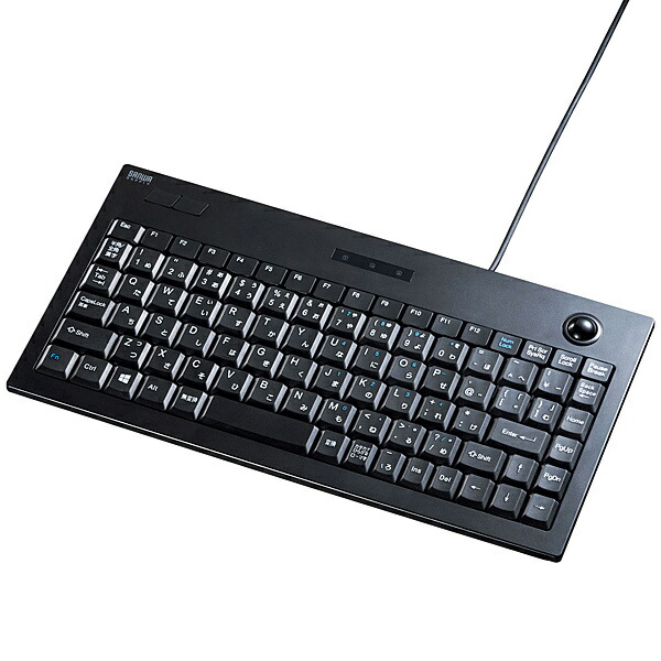 【貨物輸送無料】サンワサプライ SKB-TR03BK トラックボール鍵盤【店卸し資産引き合い:お取り寄せ】| マイコン境界線の外側計器 有線鍵盤 USB ゲーミング 有線 鍵盤 ワイヤード ワイアード