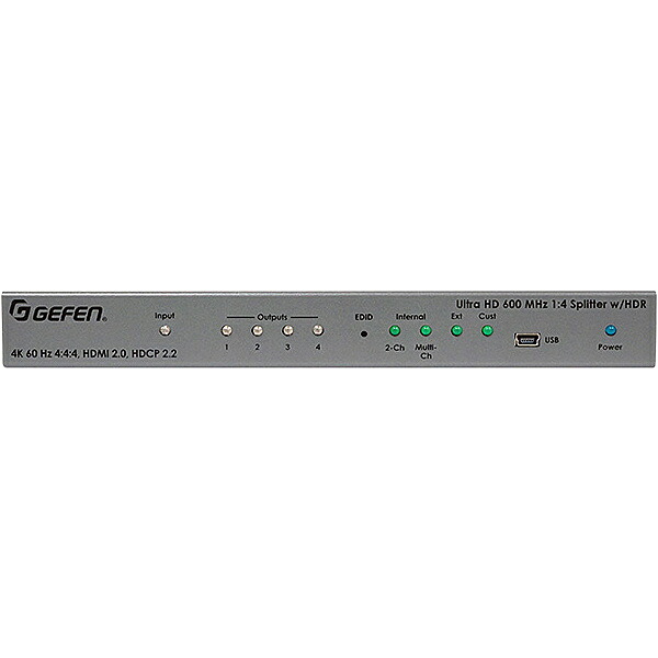 【送料無料】Gefen EXT-UHD600-14 1:4 HDMI分配機【在庫目安:お取り寄せ】｜デジタル百貨店PodPark店