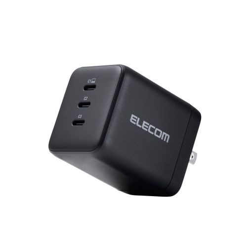 【送料無料】 ELECOM MPA-AC113100BK ノートPC用ACアダプター/ USB充電器/ USB PD/ 100W/ USB-C×3/ スイングプラグ/ ブラック 【在庫目安:お取り寄せ】