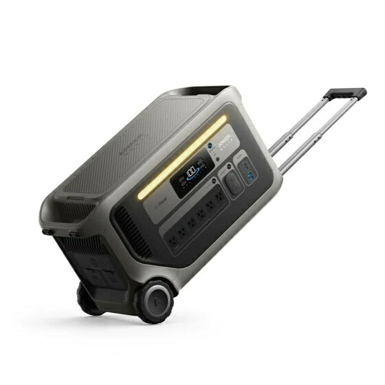 【貨物輸送無料】船がかり・ジャパン A1782511 Anker Solix F3000 Portable Power Station 大静電容量 携帯型ワット数 3072Wh 黒いこと【店卸し資産準拠集団:お取り寄せ】