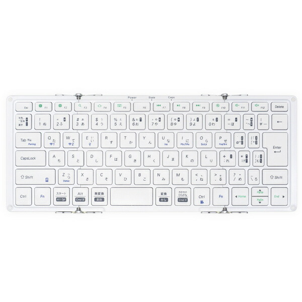 【送料無料】 AM-K2TF83J/SLW 日本語配列 折り畳み式 Bluetoothキーボード MOBO Keyboard 2 ホワイト 【在庫目安:お取り寄せ】 10,395円