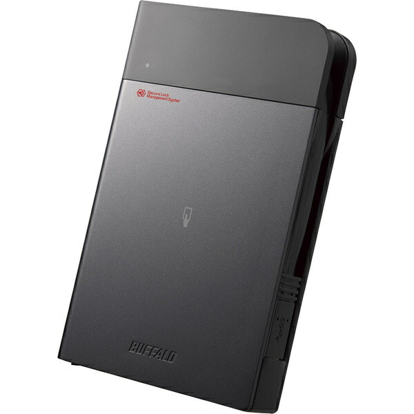 国内外の人気 バッファロー HDS-PZNVB2.0U3 抗ウイルス抗菌 NFC 暗号化 ウイルスチェック ポータブルHDD 2TB パソコン周辺機器 