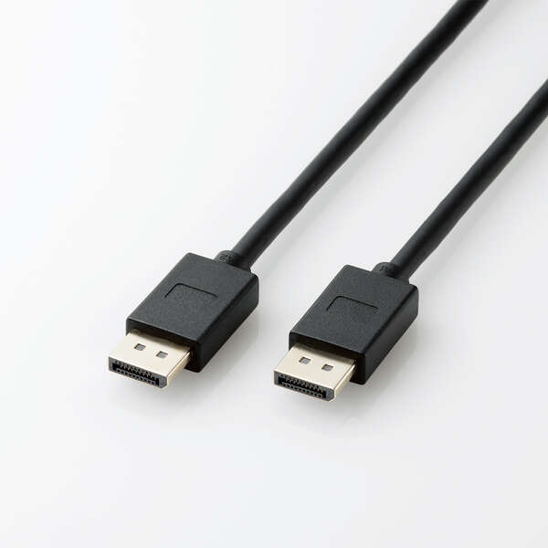 【送料無料】ELECOM CAC-DP1410BK2 DisplayPortケーブル/ ver1.4対応/ 1.0m/ ブラック【在庫目安:お取り寄せ】|デジタル百貨店PodPark店