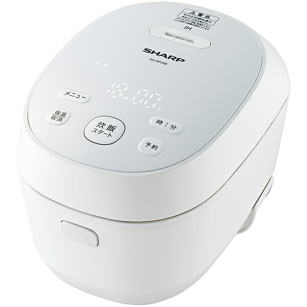 【送料無料】SHARP KS-HF05B-W IH炊飯器 0.53合炊き ホワイト系【在庫目安:お取り寄せ】| キッチン家電 電子ジャー 家族 ジャー ご飯 ごはん 新生活｜デジタル百貨店PodPark店