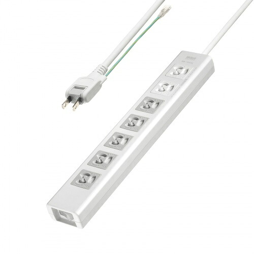 【送料無料】 サンワサプライ TAP-F37SH-3KS 抜け止めシャッタータップ（3P・7個口・3m） 【在庫目安:お取り寄せ】