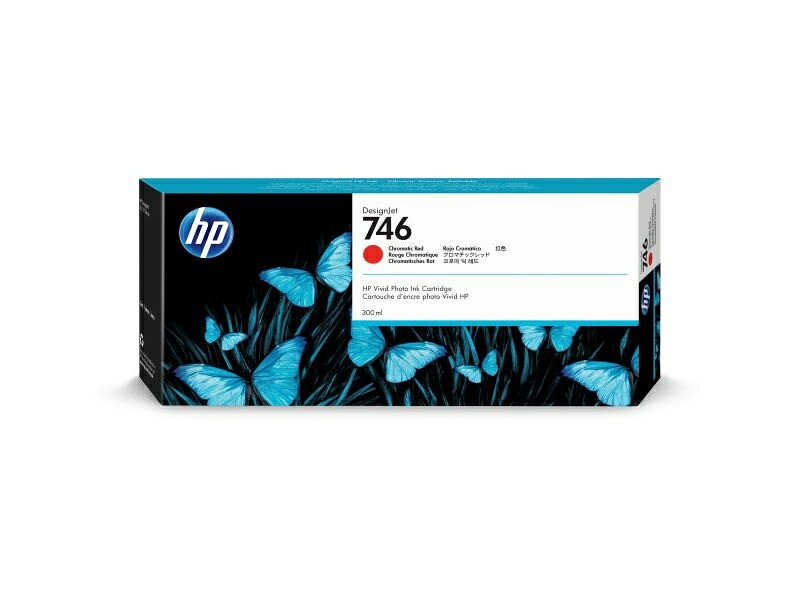 【貨物輸送無料】P2V81A HP 746 インキ CR赤いこと 300ml【店卸し資産引き合い:お取り寄せ】