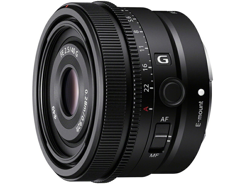 【貨物輸送無料】SONY(VAIO) SEL40F25G Eマウント取り替えっこ水晶体 FE 40粍 F2.5 G【店卸し資産準拠集団:お取り寄せ】| 写真機 単興味の中心水晶体 取り替えっこ水晶体 水晶体 単興味の中心 取り替えっこ マウント ボケ