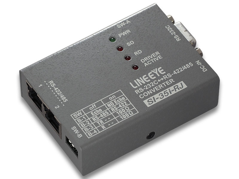 【送料無料】 ラインアイ SI-35i-RJ インターフェースコンバータ RS-232C＜\u003d＞RS-422/ 485 絶縁タイプ 【在庫目安:お取り寄せ】
