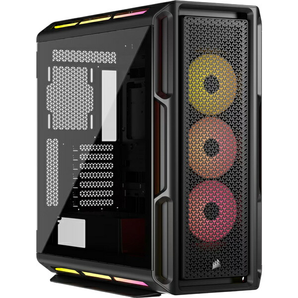 【送料無料】 コルセア(メモリ) CC-9011298-WW ミドルタワー型PCケース iCUE LINK 5000T LX RGB Mid-Tower Black 【在庫目安:お取り寄せ】