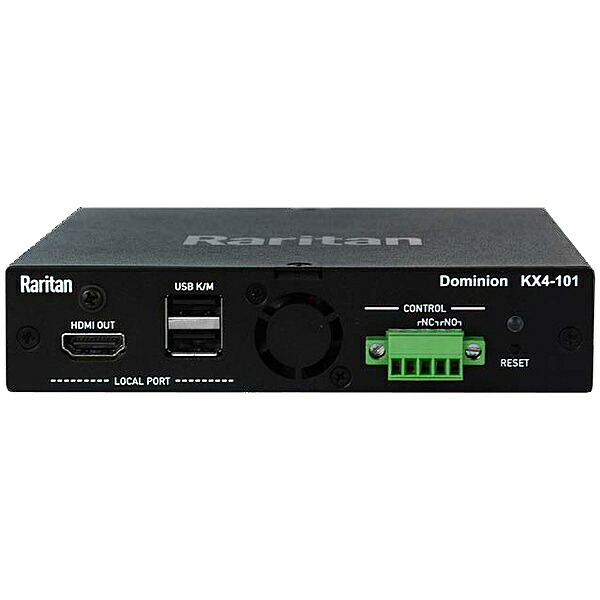 【送料無料】 Raritan DKX4-101 シングルポート、Ultra HDパフォーマンス、4K KVM Over-IP スイッチ、HDMI/ USBパススルーローカルポート、L字型ブラケット付 【在庫目安:お取り寄せ】