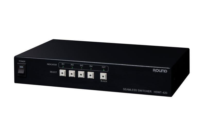 【貨物輸送無料】ラウンド HSWT-420 シームレスHDMI 4chセレクター（4インプット1最終生産物、お役目用、外の方抑えつける相応う）【店卸し資産準拠集団:お取り寄せ】