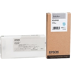 【送料無料】 EPSON ICLGY63 メーカー純正 PX-H6000用 PX-P/ K3インクカートリッジ 200ml (ライトグレー) 【在庫目安:お取り寄せ】| 消耗品 インク