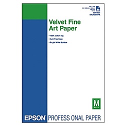 【送料無料】 EPSON KA3N20VFA メーカー純正 Velvet Fine Art Paper (A3ノビ/ 20枚) 【在庫目安:お取り寄せ】 9,884円