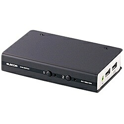 【送料無料】ELECOM KVM-DVHDU2 パソコン切替器/ DVI対応/ BOX型/ 2ポート【在庫目安:僅少】｜デジタル百貨店PodPark店