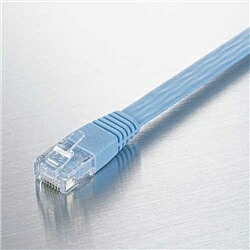 【送料無料】 ELECOM LD-CTFS/BU30 スーパーフラットLANケーブル(青)30M 【在庫目安:お取り寄せ】| パソコン周辺機器 ケーブル フラットケーブル フラット ストレート 7,139円