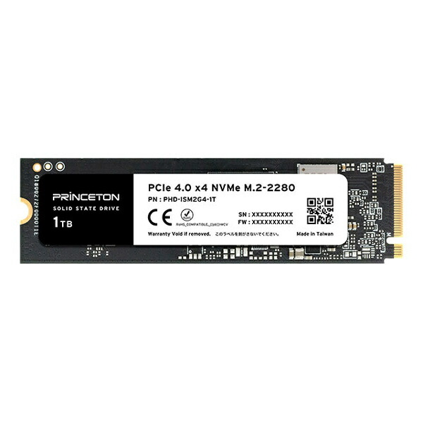 SSD4TB　 (M.2 SSD 2TB×2個内蔵） 楽天市場】プリンストン 内蔵SSD 2TB PCIe 4.0x4 NVMe M.2 2tb 2280