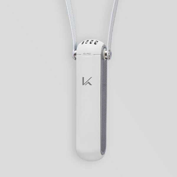 【送料無料】 カルテック KL-P02-W 首掛けタイプ ターンド・ケイ MY AIR 花粉フィルター付き(白) 【在庫目安:お取り寄せ】| 家電 空気清浄機