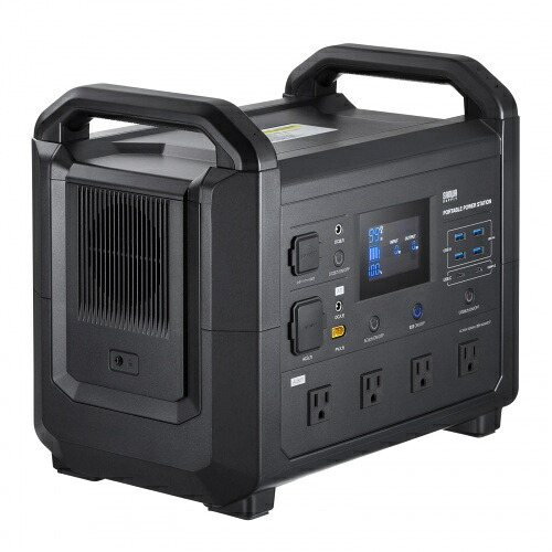 【貨物輸送無料】サンワサプライ BTL-RDC38 携帯型ワット数（1536Wh・AC1600W）【店卸し資産引き合い:お取り寄せ】