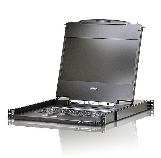 【貨物輸送無料】ATEN CL6700MWJJS 盛りだくさん固定ディスク相応う17.3inLCDコンソールドロワー/ 遊撃手軌跡/ DVI界面相応う【店卸し資産準拠集団:お取り寄せ】| 事務室 事務室調度品