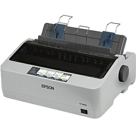 【貨物輸送無料】EPSON VP-D500 ドットインパクトプリンター/ ラウンド型/ 80桁（8in）【店卸し資産引き合い:少ない】 パソコン・周辺機器-ドットプリンタ
