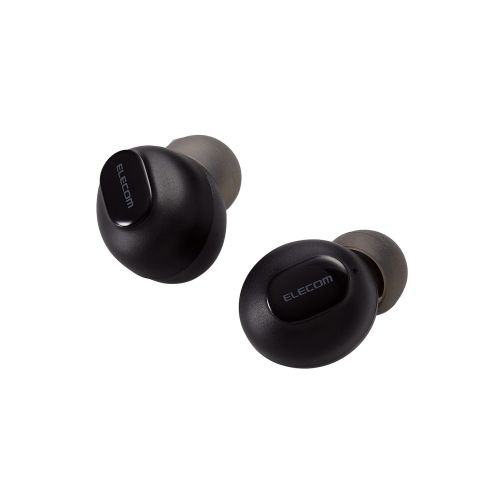 【送料無料】 ELECOM LBT-TWS16BK Bluetoothイヤホン/ 完全ワイヤレス/ AAC対応/ 低遅延モード/ ブラック 【在庫目安:お取り寄せ】