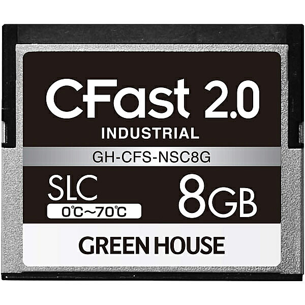【貨物輸送無料】GREEN HOUSE GH-CFS-NSC8G CFast2.0 SLC 0度70度 8GB 3年引きうける【店卸し資産準拠集団:お取り寄せ】