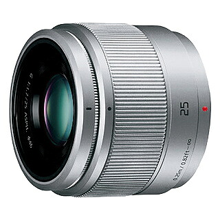 【貨物輸送無料】Panasonic H-H025-S デジタル一眼写真機用取り替えっこ水晶体 LUMIX G 25粍/ F1.7 ASPH. （しろがね色）【店卸し資産引き合い:お取り寄せ】| 写真機 単興味の中心水晶体 取り替えっこ水晶体 水晶体 単興味の中心 取り替えっこ マウント ボケ