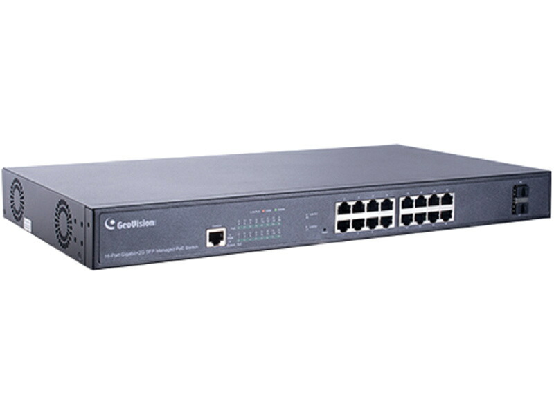 【貨物輸送無料】GeoVision GV-APOE1611-V2T1 10/ 100M/ 1000 PoE+相応う (15.4W ふり出し /1 PoE port) (最長250m /移らす迅速さ10Mbps) 16ポートマネージメントスイッチングハブ 1年言いはなつ【店卸し資産標準尺度:お取り寄せ】