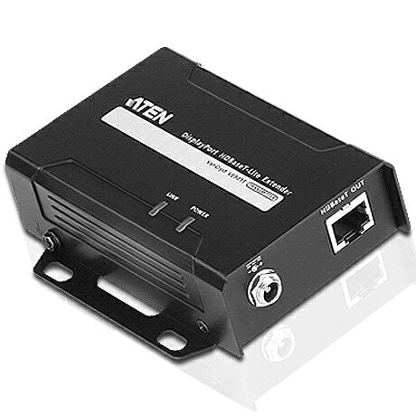【貨物輸送無料】ATEN VE901T DisplayPortツイストペアケーブルエクステンダートランスミッター(4K相応う)【店卸し資産標準尺度:お取り寄せ】