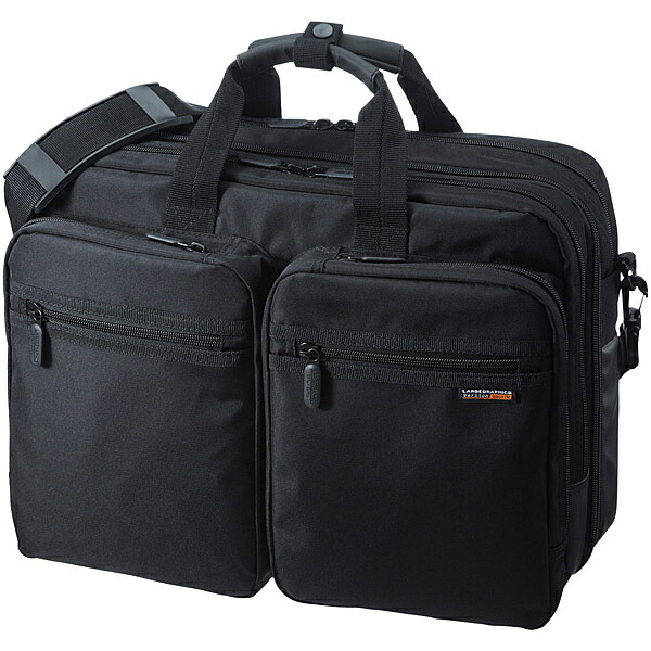 【貨物輸送無料】サンワサプライ BAG-3WAY21BK 3WAY商行為御徒面子（15.6in広広とした・黒いこと・出張用）【店卸し資産引き合い:お取り寄せ】