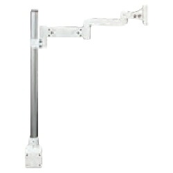 【送料無料】 Live Creator ARM2-17-10P21 液晶モニタ・TV用VESA対応C型クランプ式1面ポールアーム(250mm×1、165mm×1) 【在庫目安:お取り寄せ】| オフィス オフィス家具