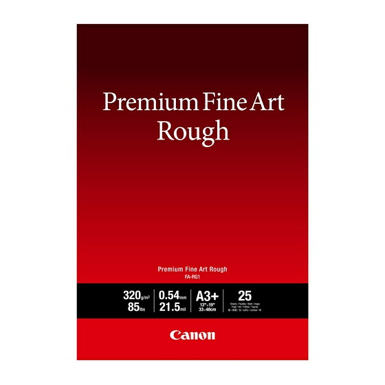 【送料無料】 Canon 4562C004 プレミアムファインアート・ラフ A3ノビ 25枚 FA-RG1A3N25 【在庫目安:お取り寄せ】