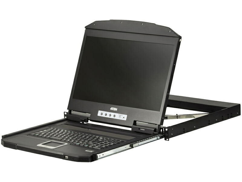 【貨物輸送無料】ATEN CL3100NXJJL USB/ VGA相応う シングル横すべりLCDコンソールドロワー/ ロング軌跡【店卸し資産準拠集団:お取り寄せ】