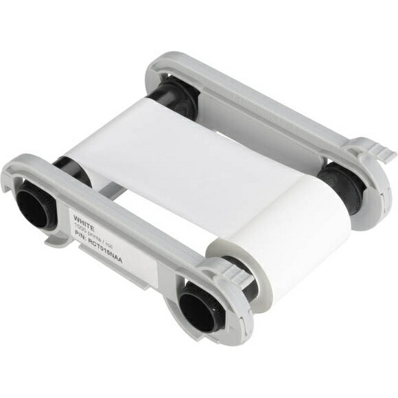 【送料無料】 EVOLIS RCT015 単色リボン 白 （Primacy/ Zenius用） 【在庫目安:お取り寄せ】