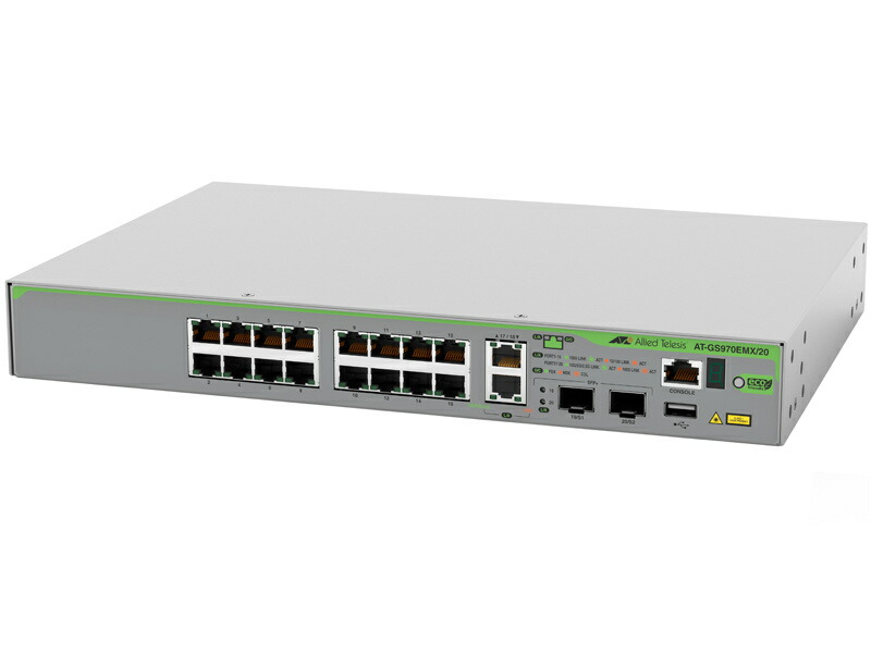 【貨物輸送無料】アライドテレシス 4658R AT-GS970EMX/ 20 座標軸3取り替えっこ【店卸し資産準拠集団:少ない】