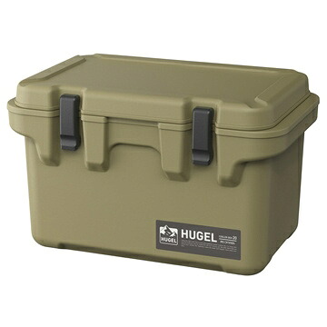 【送料無料】 アイリスオーヤマ TC-20(KH) HUGEL クーラーボックス 20L カーキ 【在庫目安:お取り寄せ】