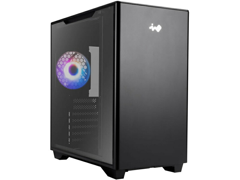 【送料無料】 in win development IW-CS-A5BLK-1AM120S A5ミドルタワーケース /E-ATX/ ATXマザボード対応 【在庫目安:お取り寄せ】
