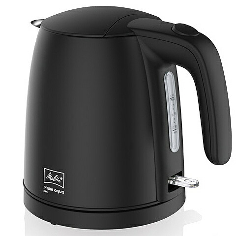 【送料無料】 メリタジャパン MEK18-3S 1.0リットル電気ケトル 【メリタ プライム アクア ミニ】 スモーキーブラック 【在庫目安:お取り寄せ】