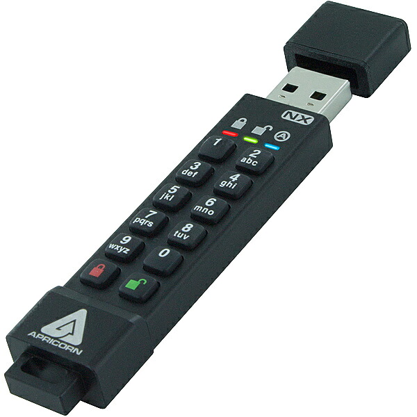 【送料無料】 Apricorn ASK3-NX-16GB Aegis Secure Key 3NX - USB3.0 Flash Drive 16GB 【在庫目安:お取り寄せ】