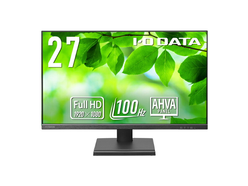 【店卸し資産引き合い:あり】【貨物輸送無料】IODATA LCD-D272SA 広広とした液晶見せびらかす 27型/ 1920×1080/ HDMI、DisplayPort/ 黒いこと/ 金棒引き：あり/ 「5年引き受ける」/ 100サイクル相応うで視認性引きあげる！