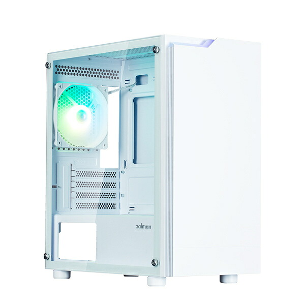 【送料無料】 ZALMAN ミニタワー型PCケース T4 PLUS White 【在庫目安:お取り寄せ】