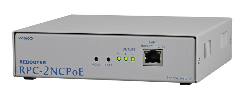 【貨物輸送無料】明京電機 RPC-2NCPoE PoE取り替えっこ界面抑えつける＆2口の遠さワット数抑えつける備え付ける 網状組織監督すること・自動小銃リブート備え付ける。より手堅いなメール交換操作手順に相応う。【店卸し資産準拠集団:お取り寄せ】