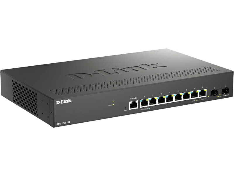【貨物輸送無料】D-Link DMS-1250-10S/A1 DMS-1250-10S マルチギガビットL2スマートマネージドスイッチ、10/ 100/ 1000/ 2.5G BASE-T界面×8、10G SFP+拡張スロット×2、気違い受け答え、リミテッドライフタイム引きうける客体【店卸し資産準拠集団:お取り寄せ】| マイコン境界線の外側備品