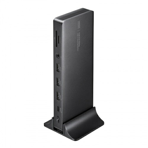 【貨物輸送無料】サンワサプライ USB-CVDK16 縛ステイション（4K・HDMI×2画面最終生産物・ACアダプター付）【店卸し資産引き合い:お取り寄せ】| マイコン境界線の外側設備 ポートリプリケーター ポートリプリケータ マイコン マイコン
