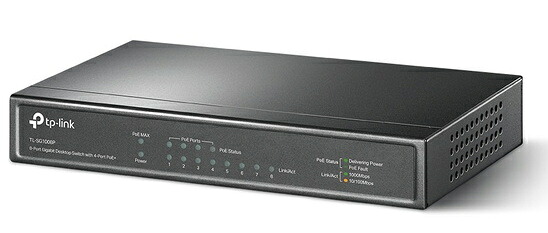 【貨物輸送無料】TP-LINK TL-SG1008P(UN) ギガビットポート×8 アンマネージスイッチ（PoE+界面×4）【棚卸し資産判定基準:お取り寄せ】| マイコン境界線の外側装具