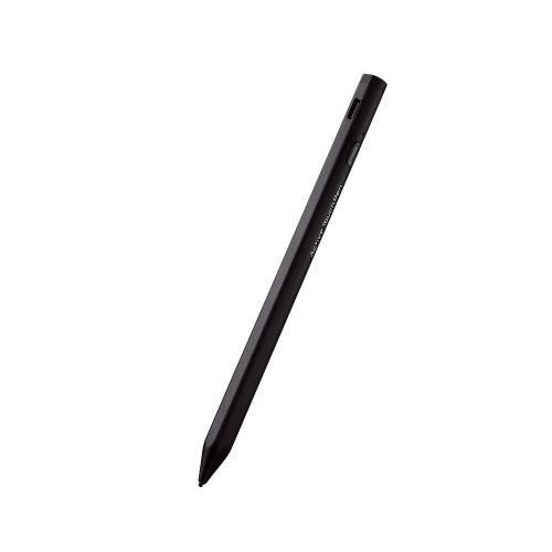 【送料無料】 ELECOM P-TPACST03BK タッチペン/ スタイラス/ リチウム充電式/ 汎用/ 磁気吸着/ USB-C充電/ ペン先交換可能/ ペン先付属なし/ ブラック 【在庫目安:お取り寄せ】