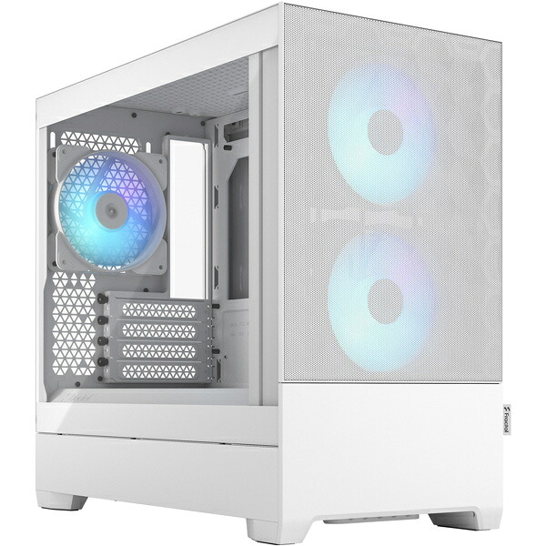 【送料無料】 Fractal Design FD-C-POR1M-01 ミドルタワー型PCケース Pop Mini Air RGB White TG Clear Tint 【在庫目安:お取り寄せ】